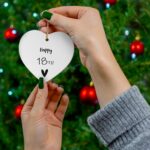 18th Birthday ornament. 18th keepsake, 18th ceramic, 18th Birthday - Image 6