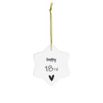 18th Birthday ornament. 18th keepsake, 18th ceramic, 18th Birthday - Image 2
