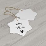 18th Birthday ornament. 18th keepsake, 18th ceramic, 18th Birthday - Image 3