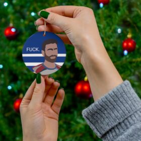 Roy Kent Fuck Ornament, Roy Kent Ornament