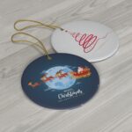 Christmas Ornament, 2022 Christmas Ornament, Family Christmas Ornament, Kids 2022 Christmas Ornament, Family Keepsake Gift, Christmas Lights