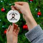 Dont you dare settle for fine Ornament, Roy Kent Ornament