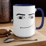 Personalized Roblox Mug, Roblox man face Mug, Gamer Ornament, Gift for gamers