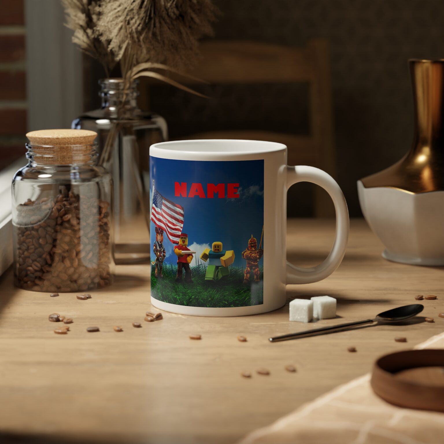 roblox man face mug