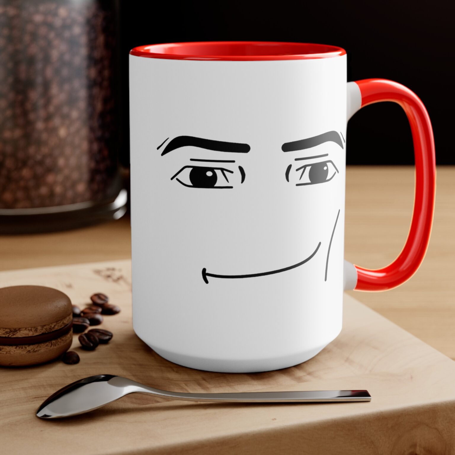 Personalized Roblox Mug, Roblox man face Mug, Gamer Ornament, Gift for gamers