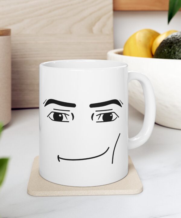 Personalized Roblox Mug, Roblox man face Mug, Gamer Ornament, Gift for gamers