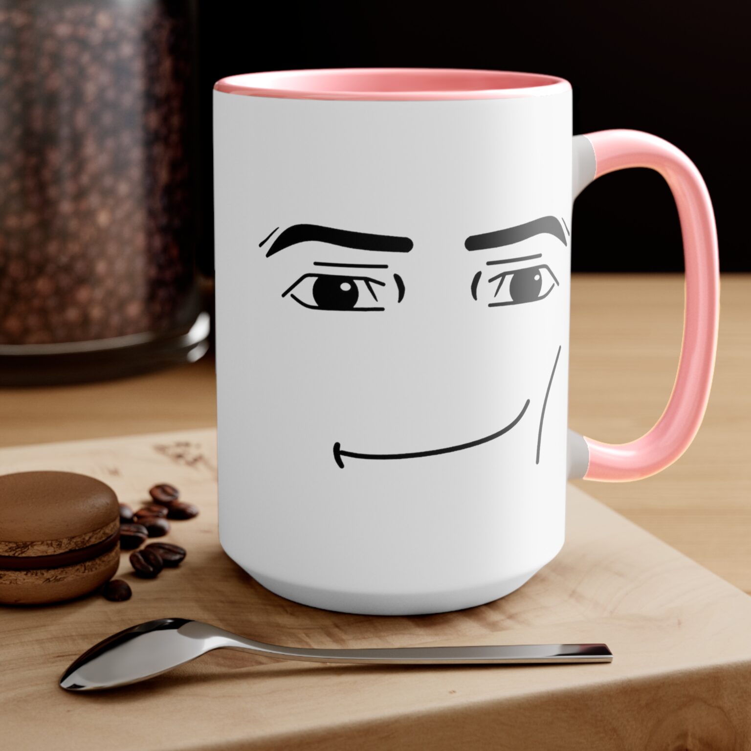 Personalized Roblox Mug, Roblox man face Mug, Gamer Ornament, Gift for gamers