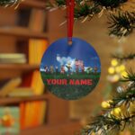 Personalized Roblox Ornament, Roblox man face Ornament