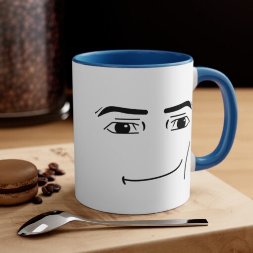 Personalized Roblox Mug, Roblox man face Mug, Gamer Ornament, Gift for gamers