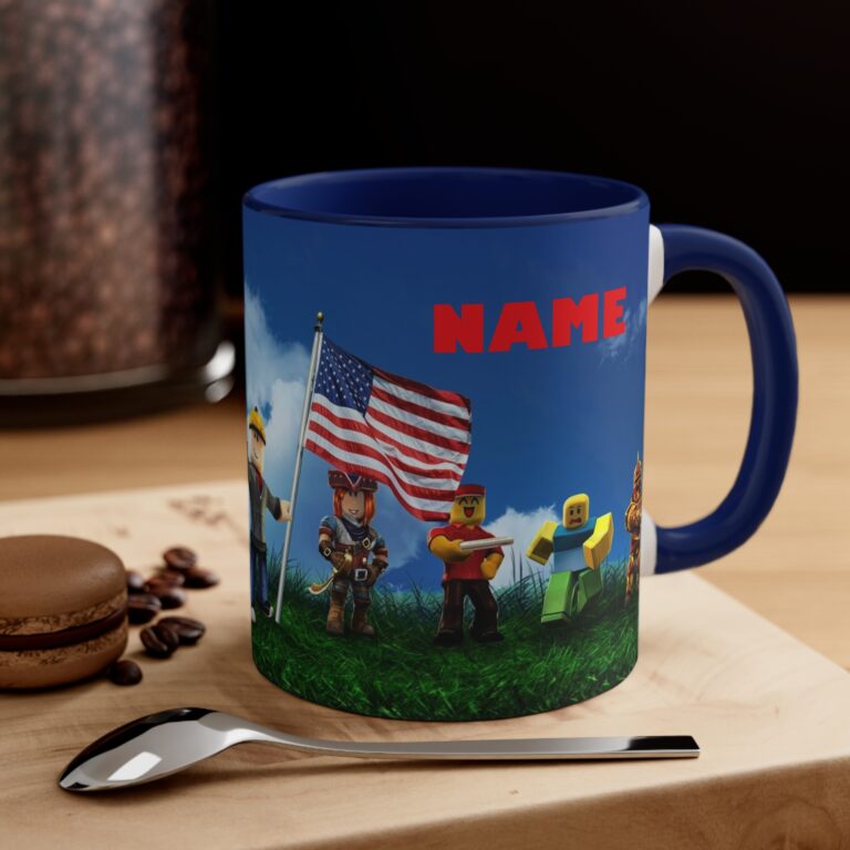 Personalized Roblox Mug, Roblox man face mug