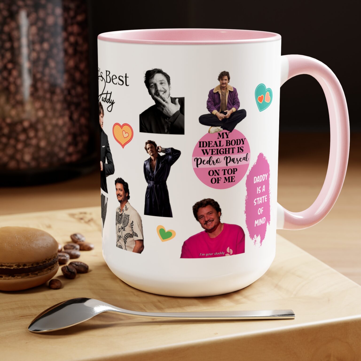 Pedro Pascal Mug, Daddy Is A State Of Mind, World's Best Daddy Gift, Pedro Pascal Game Of Thrones, The Last Of Us Left Behind Quotes